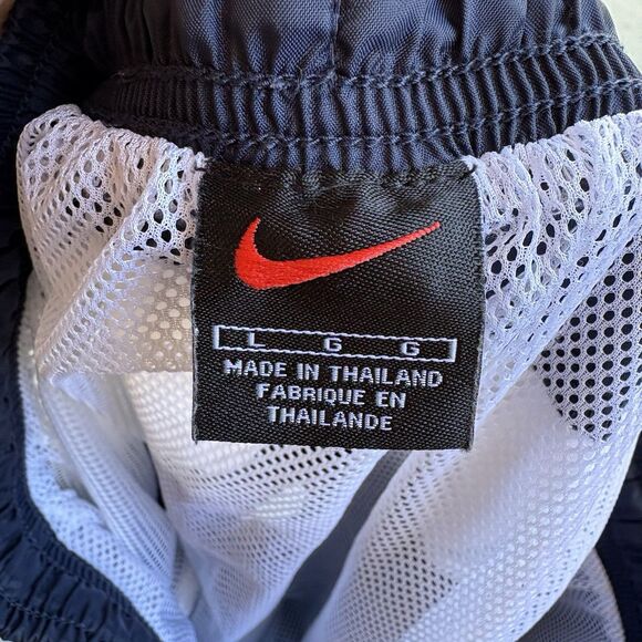 Vintage Nike Men Large Mesh Lined Athletic Shorts Spell Out Nylon Y2K 2000s - Picture 5 of 12